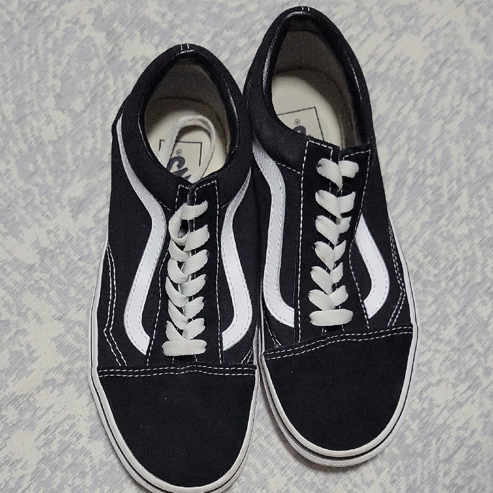 Vans Black and White Sneakers